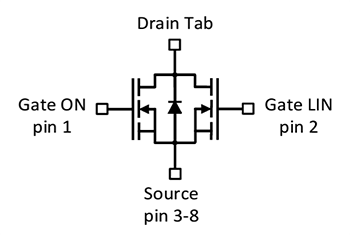 アプリケーション回路図 - Infineon Technologies OptiMOS™ 5 75V-100V車載用MOSFET